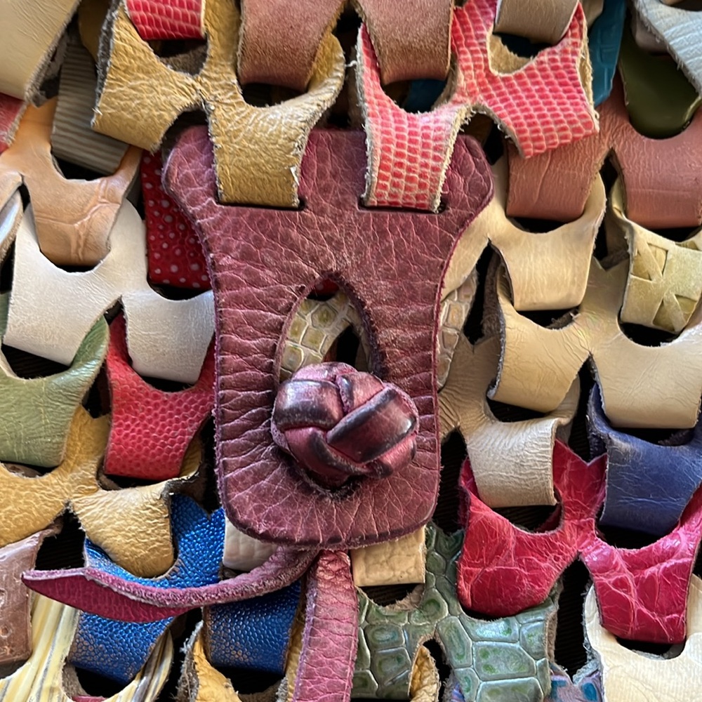 Nila Anthony Multicolor Patchwork Leather Hobo Ba… - image 8